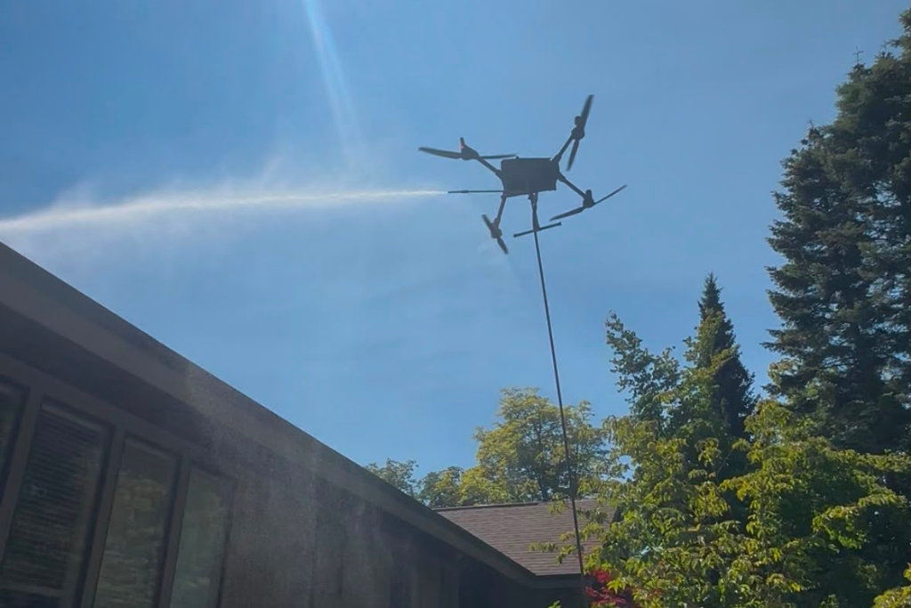 Drone-Powered Cleaning