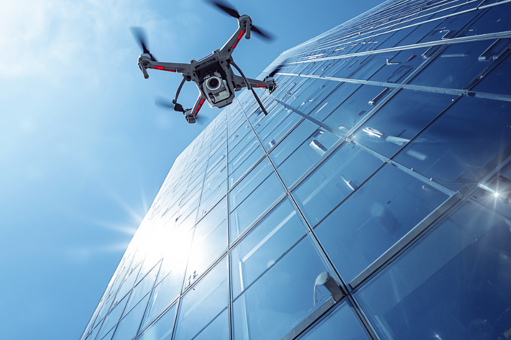 Drone cleaning company